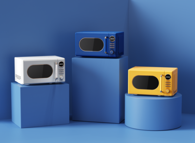 智能烤箱的CMF与视觉渲染 以美的为例探索工业设计的未来趋势